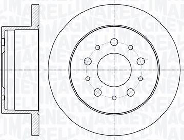 Magneti Marelli 361302040133 - Jarrulevy inparts.fi