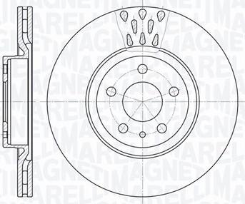 Magneti Marelli 361302040813 - Jarrulevy inparts.fi