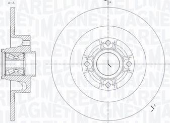 Magneti Marelli 361302040820 - Jarrulevy inparts.fi