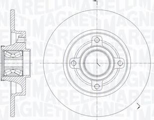 Magneti Marelli 361302040821 - Jarrulevy inparts.fi