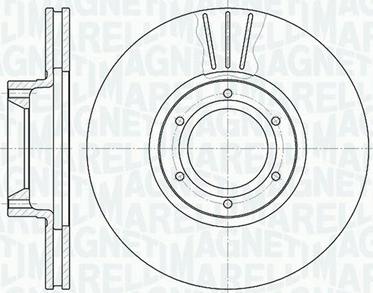 Magneti Marelli 361302040390 - Jarrulevy inparts.fi