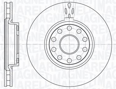 Magneti Marelli 361302040354 - Jarrulevy inparts.fi