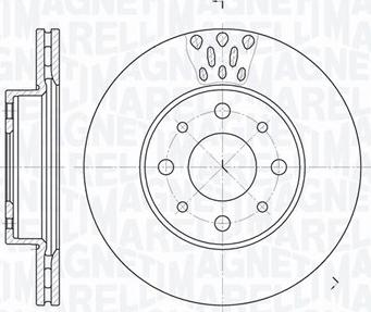 Magneti Marelli 361302040350 - Jarrulevy inparts.fi