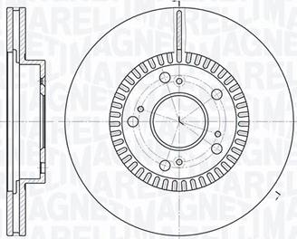 Magneti Marelli 361302040352 - Jarrulevy inparts.fi