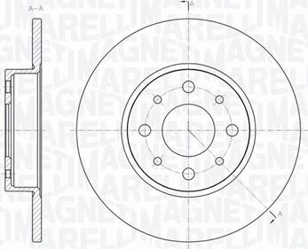 Magneti Marelli 361302040357 - Jarrulevy inparts.fi