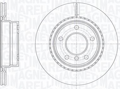 Magneti Marelli 361302040300 - Jarrulevy inparts.fi