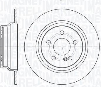 Magneti Marelli 361302040301 - Jarrulevy inparts.fi