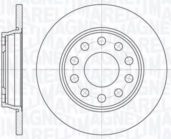 Magneti Marelli 361302040313 - Jarrulevy inparts.fi