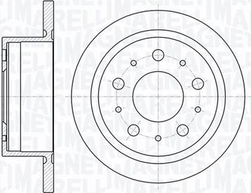 Magneti Marelli 361302040331 - Jarrulevy inparts.fi