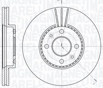 Magneti Marelli 361302040338 - Jarrulevy inparts.fi