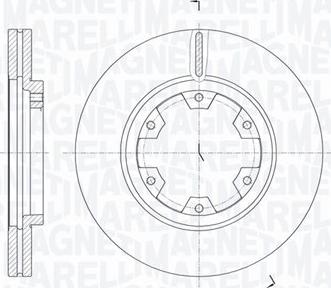 Magneti Marelli 361302040332 - Jarrulevy inparts.fi