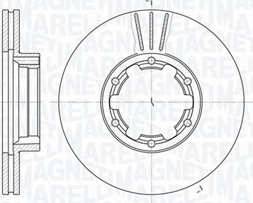 Magneti Marelli 361302040378 - Jarrulevy inparts.fi