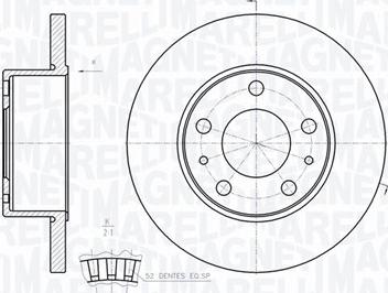 Magneti Marelli 361302040255 - Jarrulevy inparts.fi