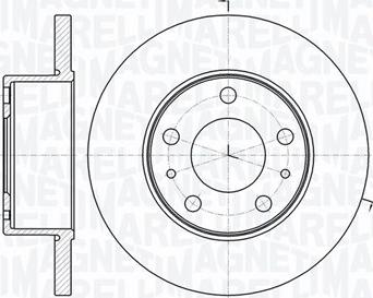 Magneti Marelli 361302040253 - Jarrulevy inparts.fi