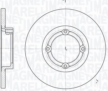 Magneti Marelli 361302040267 - Jarrulevy inparts.fi