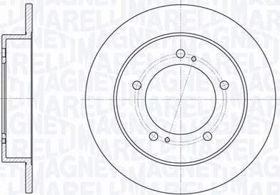 Magneti Marelli 361302040209 - Jarrulevy inparts.fi