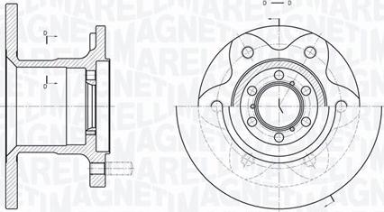 Magneti Marelli 361302040219 - Jarrulevy inparts.fi