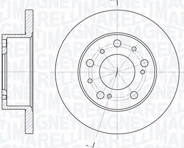 Magneti Marelli 361302040211 - Jarrulevy inparts.fi