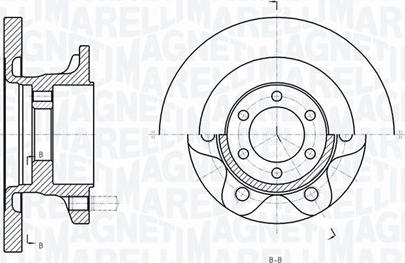 Magneti Marelli 361302040289 - Jarrulevy inparts.fi