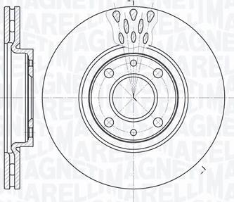 Magneti Marelli 361302040238 - Jarrulevy inparts.fi