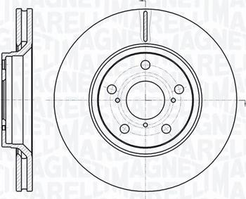 Magneti Marelli 361302040745 - Jarrulevy inparts.fi