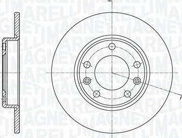 Magneti Marelli 361302040704 - Jarrulevy inparts.fi