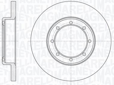 Magneti Marelli 361302040731 - Jarrulevy inparts.fi