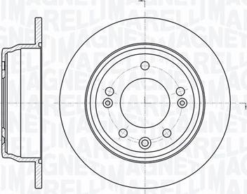 Magneti Marelli 361302040726 - Jarrulevy inparts.fi