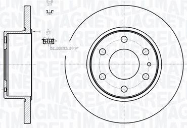 Magneti Marelli 361302040728 - Jarrulevy inparts.fi