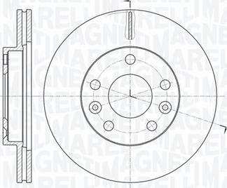 Magneti Marelli 361302040773 - Jarrulevy inparts.fi