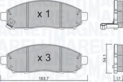 Magneti Marelli 363916060982 - Jarrupala, levyjarru inparts.fi