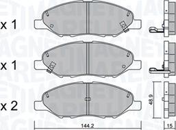 Magneti Marelli 363916060971 - Jarrupala, levyjarru inparts.fi