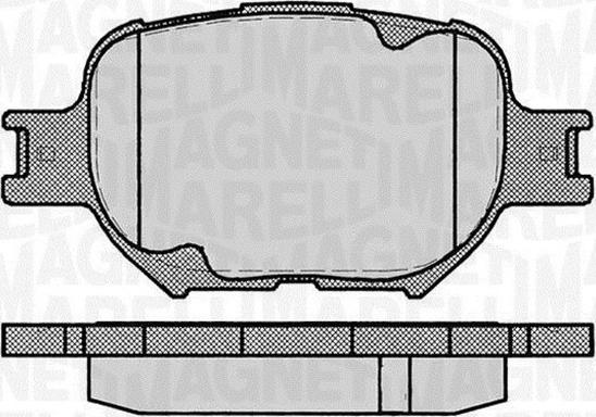 Magneti Marelli 363916060493 - Jarrupala, levyjarru inparts.fi