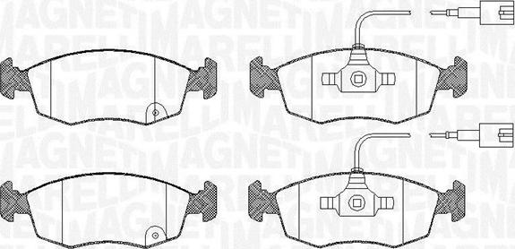 Magneti Marelli 363916060440 - Jarrupala, levyjarru inparts.fi