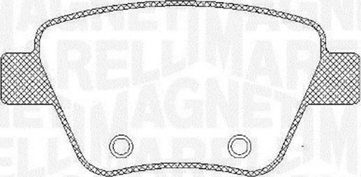 Magneti Marelli 363916060441 - Jarrupala, levyjarru inparts.fi