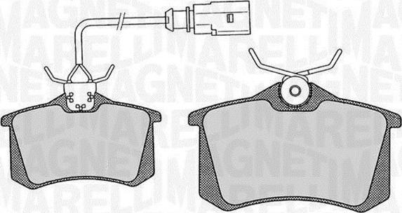 Magneti Marelli 363916060443 - Jarrupala, levyjarru inparts.fi