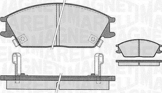 Magneti Marelli 363916060459 - Jarrupala, levyjarru inparts.fi