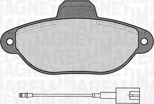 Magneti Marelli 363916060454 - Jarrupala, levyjarru inparts.fi