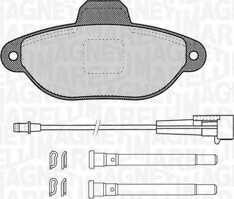 Magneti Marelli 363916060455 - Jarrupala, levyjarru inparts.fi