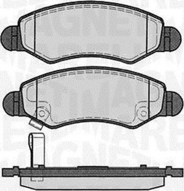 Magneti Marelli 363916060450 - Jarrupala, levyjarru inparts.fi