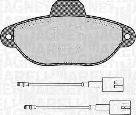 Magneti Marelli 363916060453 - Jarrupala, levyjarru inparts.fi