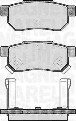 Magneti Marelli 363916060457 - Jarrupala, levyjarru inparts.fi