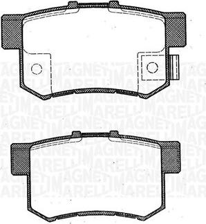 Magneti Marelli 363916060461 - Jarrupala, levyjarru inparts.fi