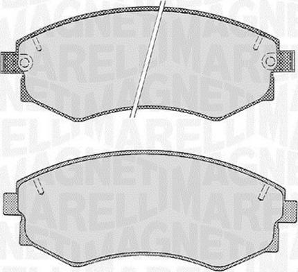 Magneti Marelli 363916060468 - Jarrupala, levyjarru inparts.fi