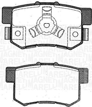 Magneti Marelli 363916060463 - Jarrupala, levyjarru inparts.fi