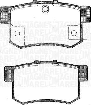 Magneti Marelli 363916060462 - Jarrupala, levyjarru inparts.fi