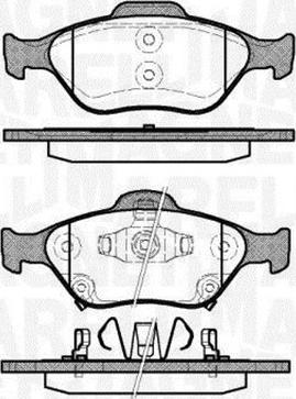 Magneti Marelli 363916060404 - Jarrupala, levyjarru inparts.fi