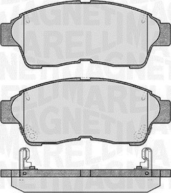 Magneti Marelli 363916060406 - Jarrupala, levyjarru inparts.fi