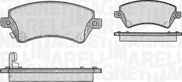 Magneti Marelli 363916060408 - Jarrupala, levyjarru inparts.fi