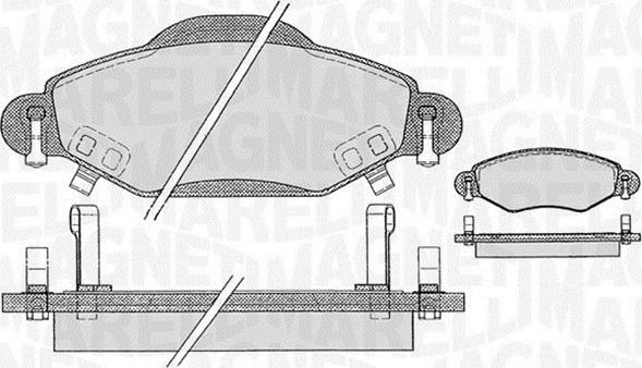 Magneti Marelli 363916060410 - Jarrupala, levyjarru inparts.fi